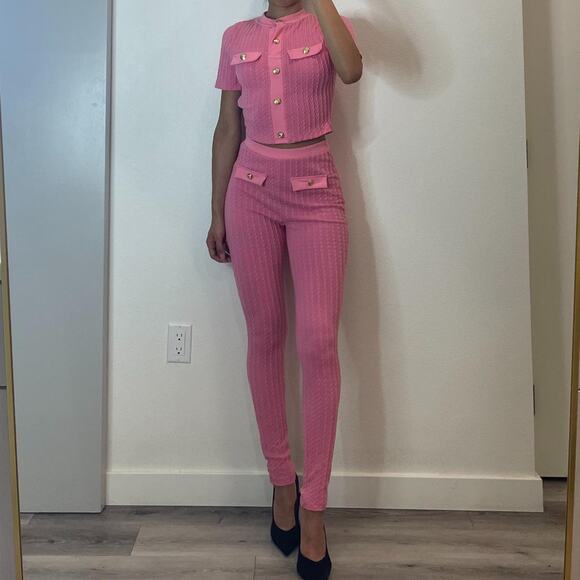Pink Top and Pants Set - Picture 3 of 7